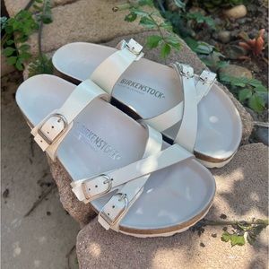 Birkenstock White Sandal size 8